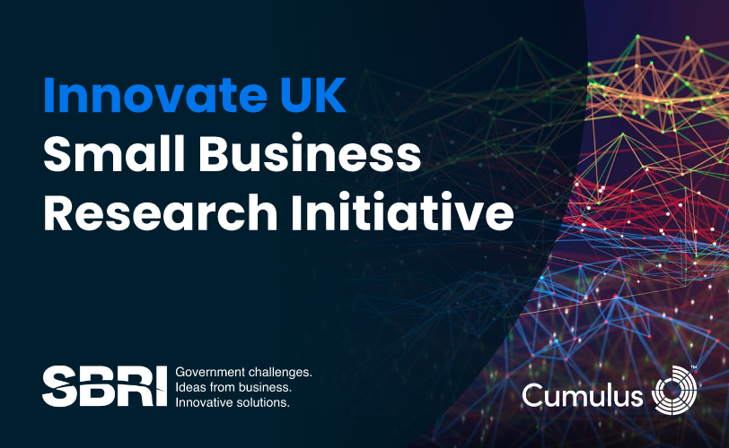 Small Business Research Initiative written in text with SBRI logo